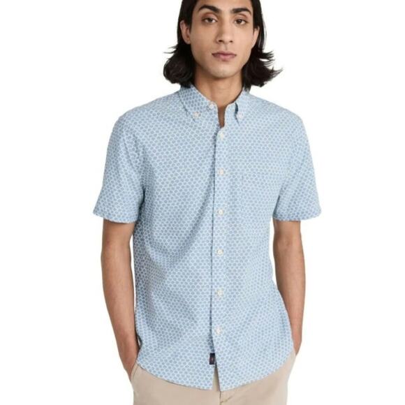 Faherty Brand Men's Size XL Short Sleeve Stretch Playa Shirt - Picture 1 of 8